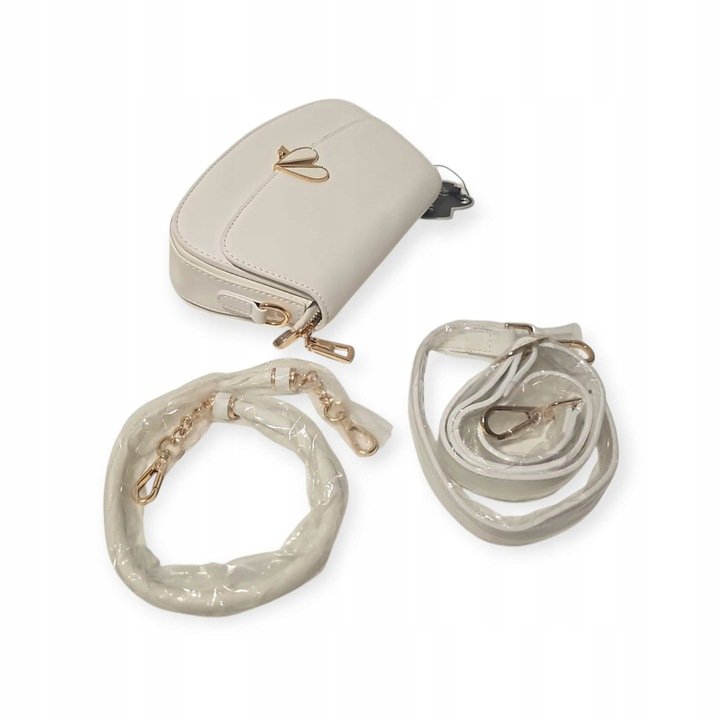 Torebka damska Listonoszka z Serduszkiem 1184 - obrazek 4