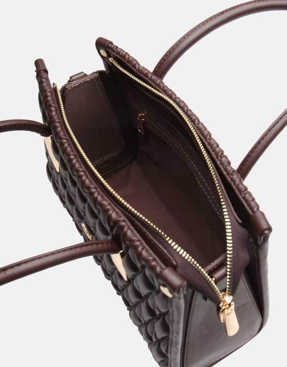 Torebka damska Shopper z Pikowanym Wzorem 1251 - obrazek 4