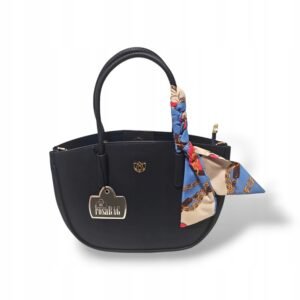 Torebka damska klasyczna shopper Granatowa