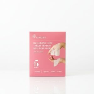LUXELUX Maska w płachcie, Kwas hialuronowy + Multi-peptydy, 1 sztuka