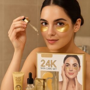 Zestaw KORMESIC 24K Gold Przeciwstarzeniowy Rozświetlający Pielęgnacyjny