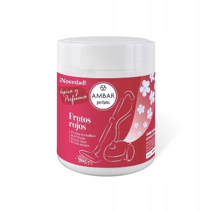AMBAR Granulki Zapachowe do Odkurzacza 400ml - Słodkie Owoce i Kwiaty