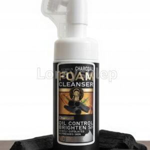 LUXELUX Charcoal Pianka Myjąca do Twarzy z Węglem Aktywnym i Szczoteczką