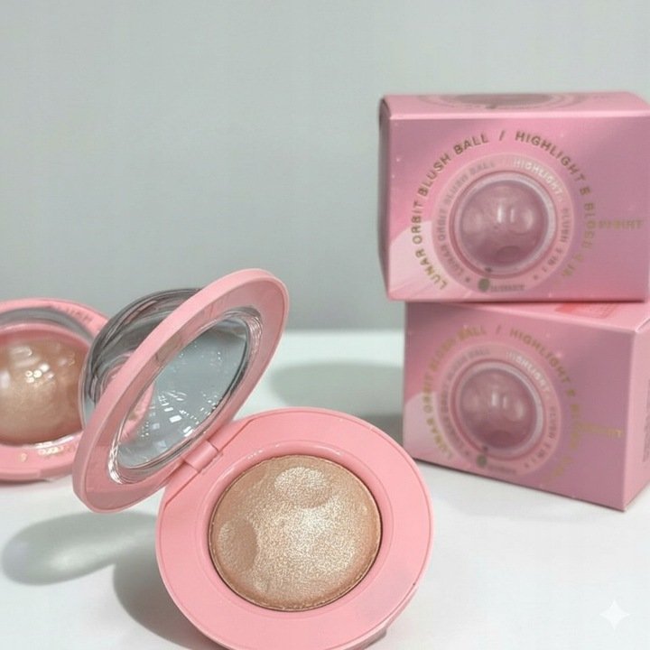 LUXELUX LUNAR ORBIT BLUSH PALETA RÓŻ I ROZŚWIETLACZ 3w1