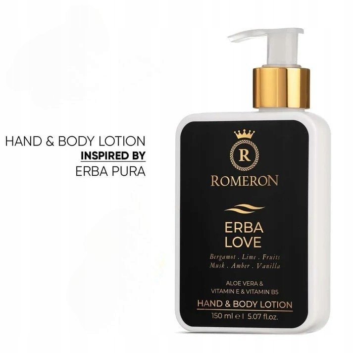 Romeron ERBA LOVE Balsam do rąk i ciała 150 ml - Inspiracja Erba Pura