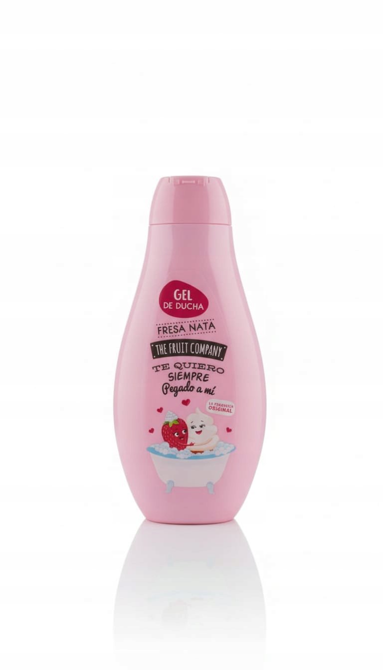 ŻEL POD PRYSZNIC THE FRUIT COMPANY FRESA NATA TRUSKAWKA BITA ŚMIETANA 600ml