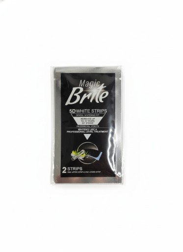 Paski wybielające Zęby MAGIC BRITE 5D White Strips 14 sztuk! - obrazek 3