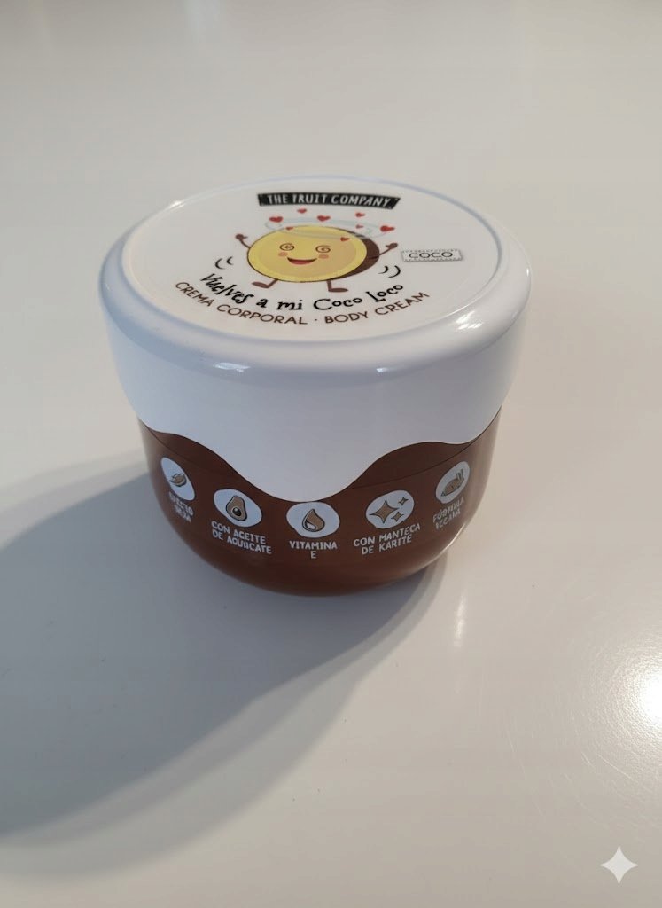 The Fruitt Company Krem do Ciała MORAS Wegański, Jedwabisty,Kokosowy Raj
