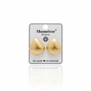 KOLCZYKI MOONRIVER -NIEREGULARNE, HIPOALERGICZNE SZTYFTY