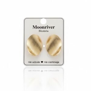 KOLCZYKI MOONRIVER -NIEREGULARNE, HIPOALERGICZNE SZTYFTY