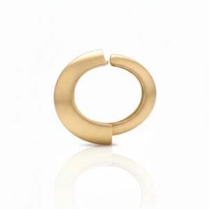 Bransoleta Otwarta Fala – Modernistyczny Design Mat/Połysk