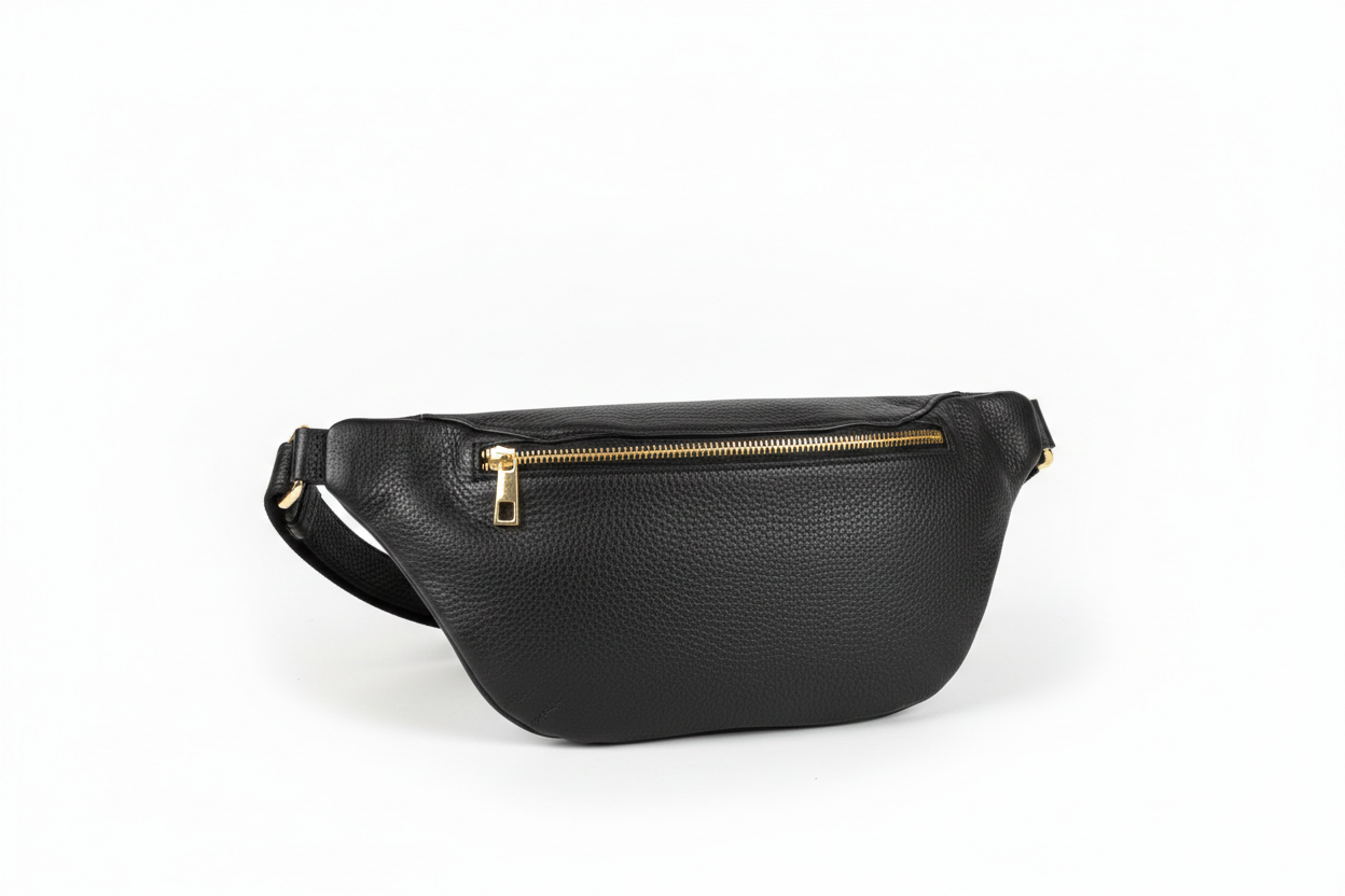 Nerka Damska 100% Skóra Naturalna Czarna Premium - obrazek 2