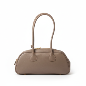 Torebka Damska Skóra Naturalna Taupe Premium