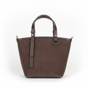 TOREBKA DAMSKA SKÓRA NATURALNA BRĄZOWA