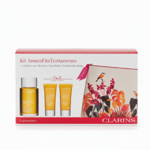 CLARINS Kit AromaFitoTrattamento –Ekskluzywny Rytuał do Ciała + Kosmetyczka