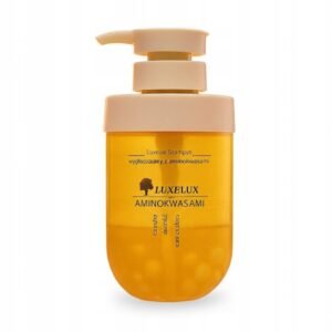 LUXELUX Szampon Wygładzający z Aminokwasami 500ml Jedwabista Gładkość Blask