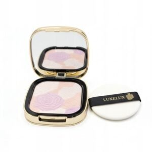 LUXELUX – Trójkolorowy Puder Korygujący i Rozświetlający