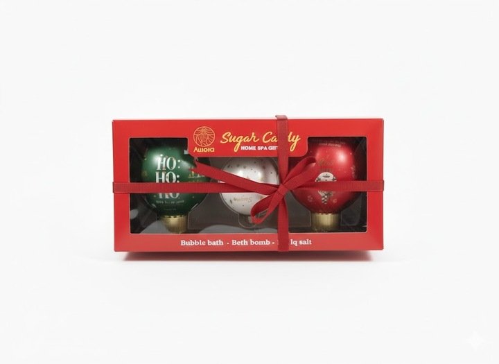 Zestaw Kąpielowy 3w1 Zapach AURORA Sugar Candy Hot Cherry!