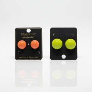 KOLCZYKI MOONRIVER -NIEREGULARNE, HIPOALERGICZNE SZTYFTY KULKI