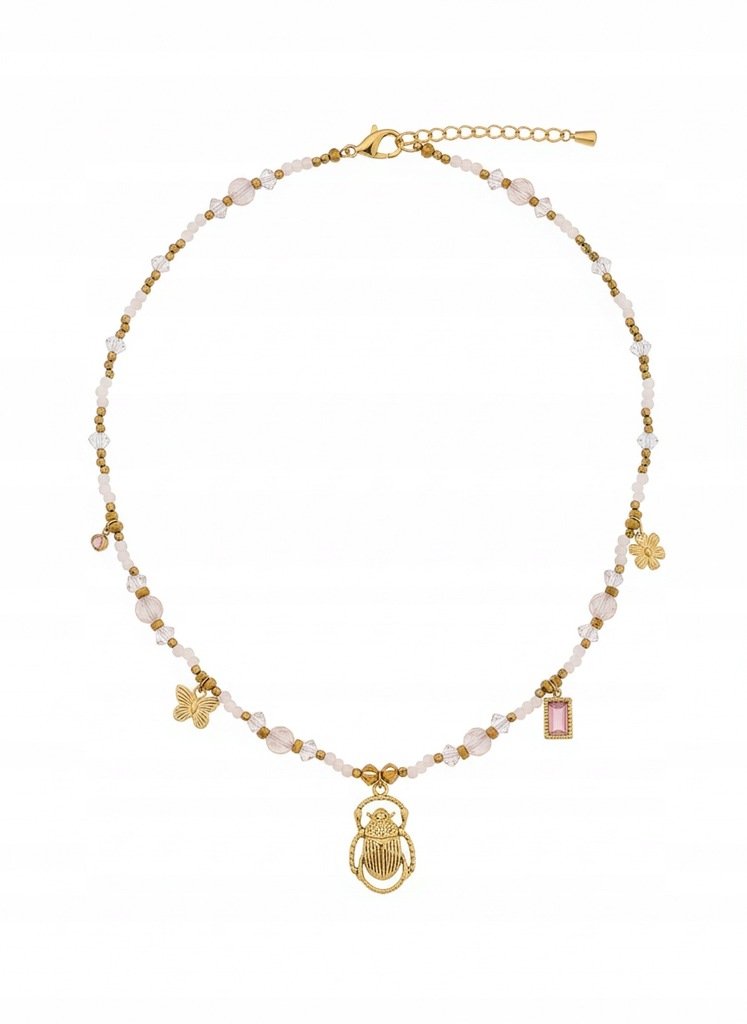 Naszyjnik MOONRIVER – Skarabeusz i Symbole Natury