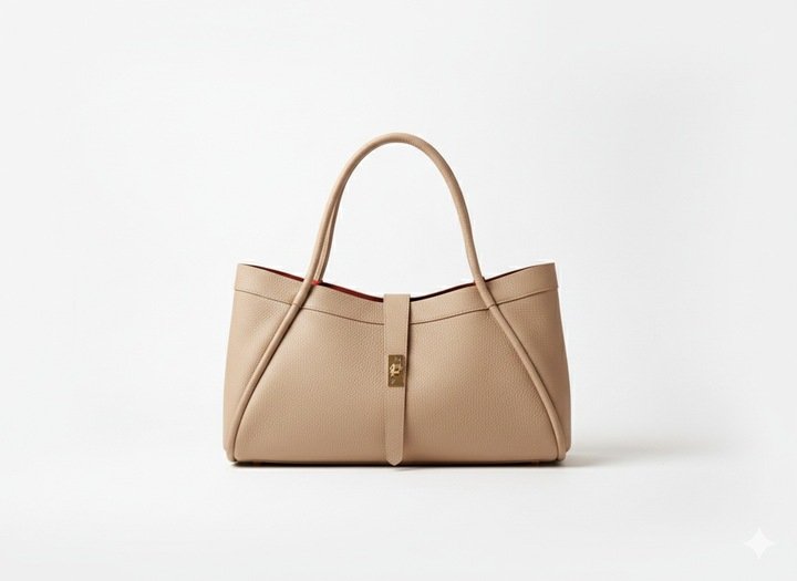 Torebka Damska – Skóra Naturalna | Beżowa Klasyka